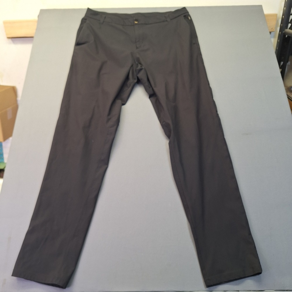 Lululemon Commission Pant Classic Warpstreme Black Chino 38 LM5AFET